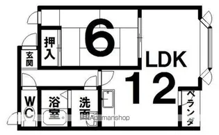 カルムⅡ【1階】の間取り